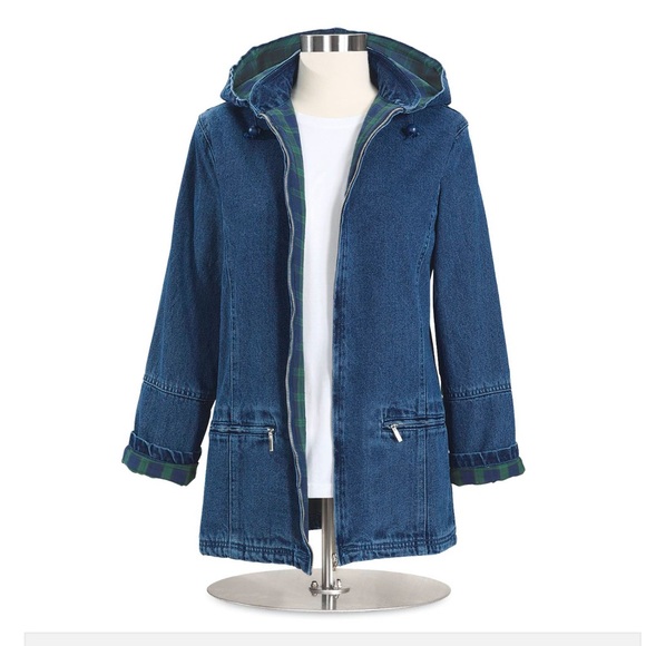 NorthStyle Jackets & Blazers - North Style denim plaid lined Jacket